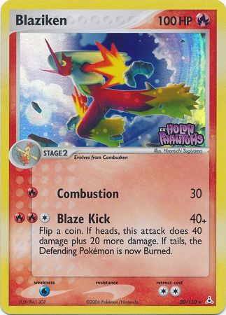 Blaziken (20/110) (Stamped) [EX: Holon Phantoms] | Mindsight Gaming