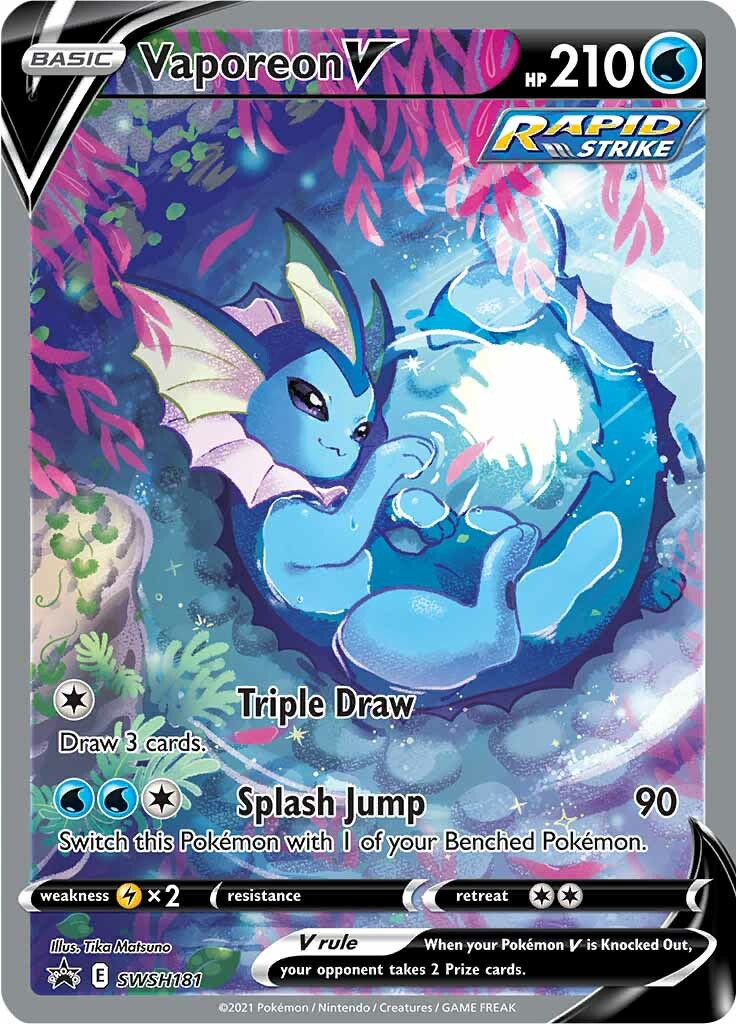 Vaporeon V (SWSH181) [Sword & Shield: Black Star Promos] | Mindsight Gaming