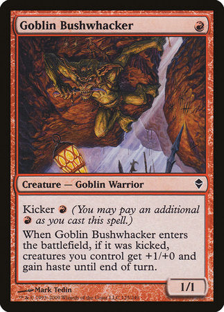 Goblin Bushwhacker [Zendikar] | Mindsight Gaming