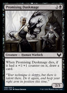 Promising Duskmage [Strixhaven: School of Mages] | Mindsight Gaming