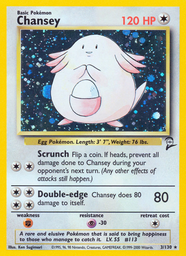 Chansey (3/130) [Base Set 2] | Mindsight Gaming