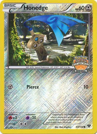 Honedge (83/146) (Regional Championship Promo) [XY: Base Set] | Mindsight Gaming