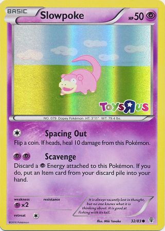 Slowpoke (32/83) (Toys R Us Promo) [XY: Generations] | Mindsight Gaming