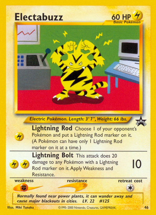 Electabuzz (46) [Wizards of the Coast: Black Star Promos] | Mindsight Gaming