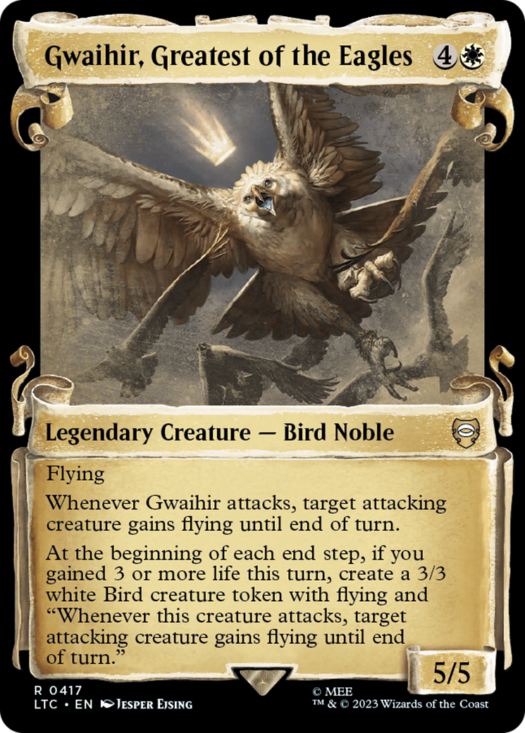 Gwaihir, Greatest of the Eagles [The Lord of the Rings: Tales of Middle-Earth Commander Showcase Scrolls] | Mindsight Gaming