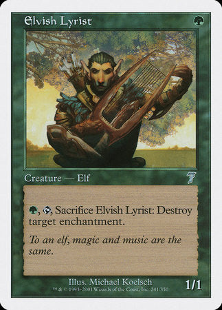 Elvish Lyrist [Seventh Edition] | Mindsight Gaming