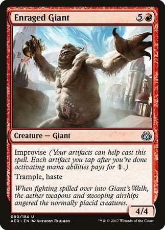 Enraged Giant [Aether Revolt] | Mindsight Gaming