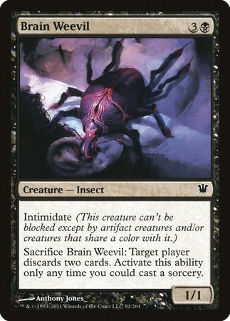 Brain Weevil [Innistrad] | Mindsight Gaming