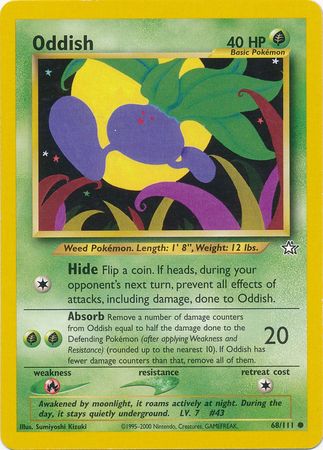 Oddish (68/111) [Neo Genesis Unlimited] | Mindsight Gaming