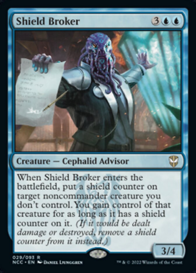 Shield Broker [Streets of New Capenna Commander] | Mindsight Gaming