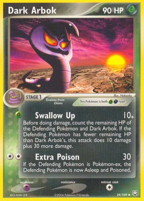 Dark Arbok (29/109) [EX: Team Rocket Returns] | Mindsight Gaming