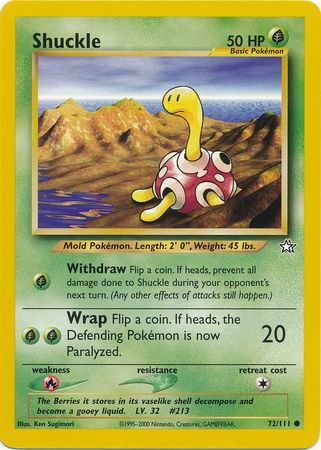 Shuckle (72/111) [Neo Genesis Unlimited] | Mindsight Gaming