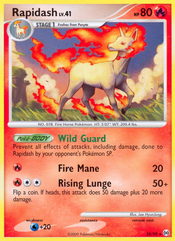 Rapidash (28/99) [Platinum: Arceus] | Mindsight Gaming