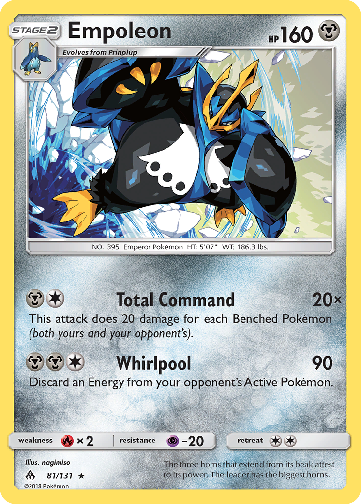 Empoleon (81/131) [Sun & Moon: Forbidden Light] | Mindsight Gaming