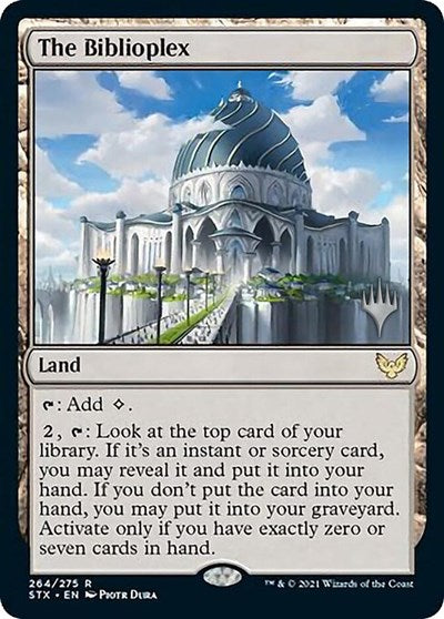 The Biblioplex (Promo Pack) [Strixhaven: School of Mages Promos] | Mindsight Gaming