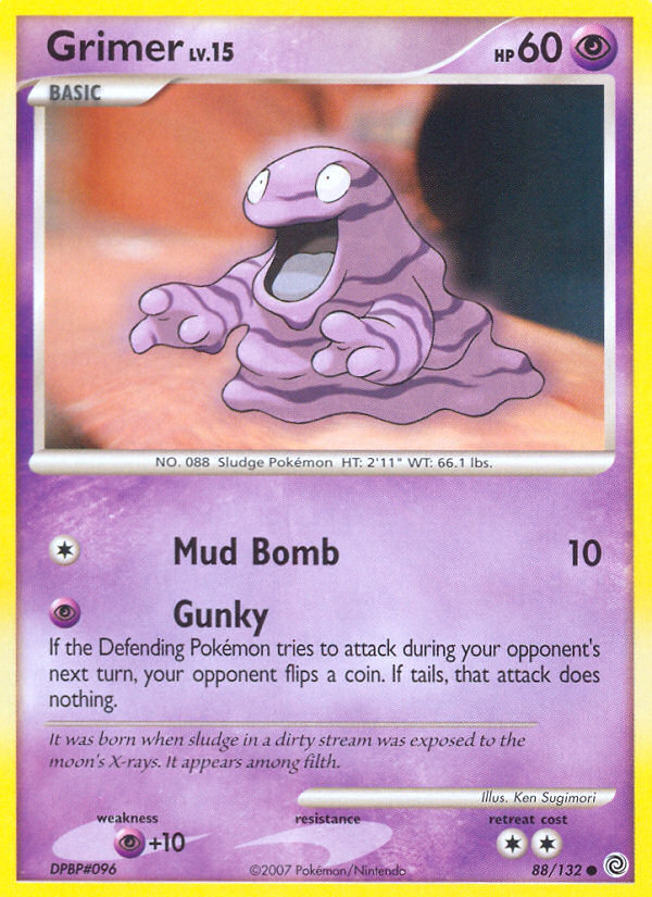 Grimer (88/132) [Diamond & Pearl: Secret Wonders] | Mindsight Gaming