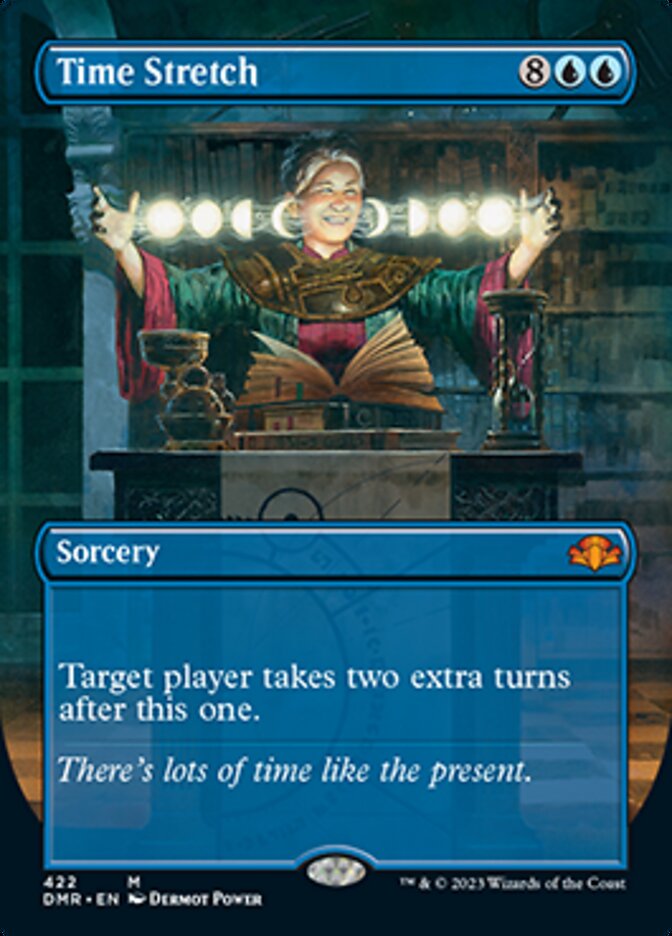 Time Stretch (Borderless Alternate Art) [Dominaria Remastered] | Mindsight Gaming