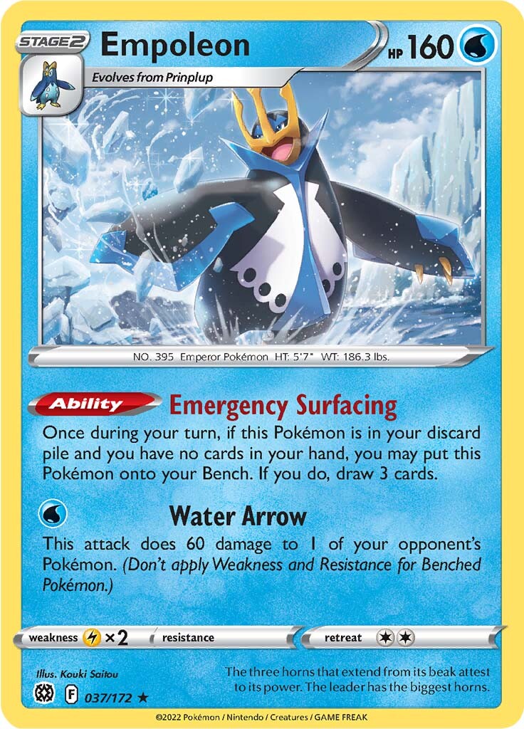 Empoleon (037/172) [Sword & Shield: Brilliant Stars] | Mindsight Gaming