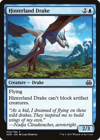 Hinterland Drake [Aether Revolt] | Mindsight Gaming