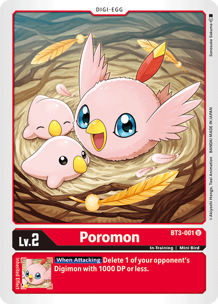 Poromon [BT3-001] [Release Special Booster Ver.1.5] | Mindsight Gaming