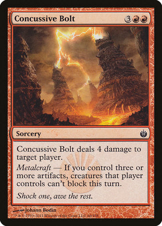 Concussive Bolt [Mirrodin Besieged] | Mindsight Gaming