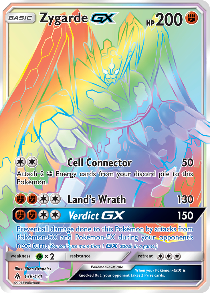 Zygarde GX (136/131) [Sun & Moon: Forbidden Light] | Mindsight Gaming