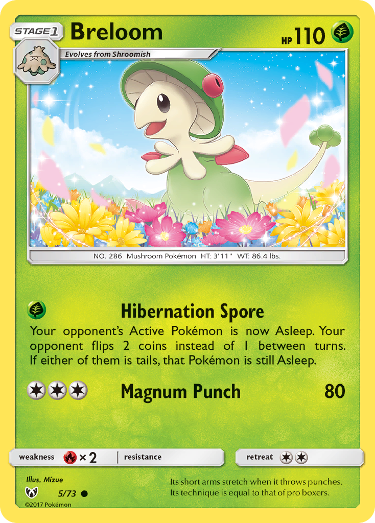 Breloom (5/73) [Sun & Moon: Shining Legends] | Mindsight Gaming