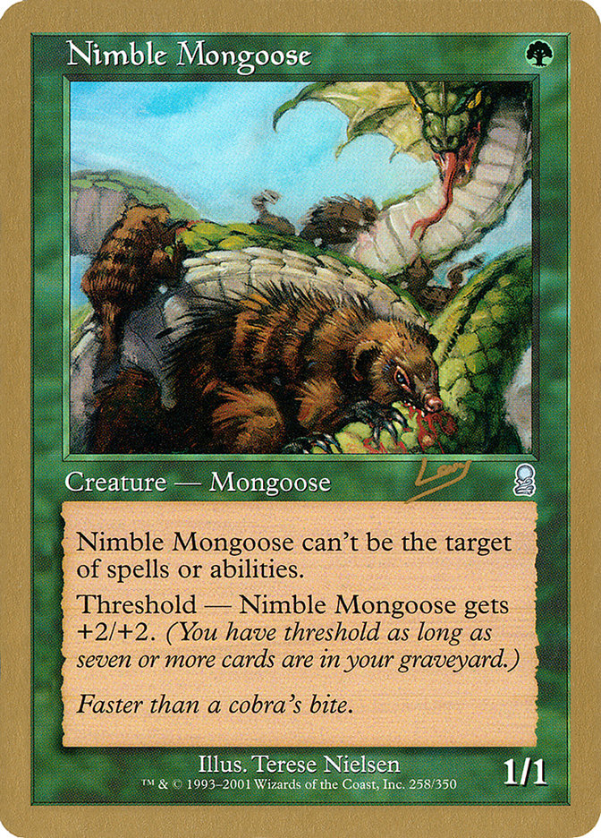 Nimble Mongoose (Raphael Levy) [World Championship Decks 2002] | Mindsight Gaming