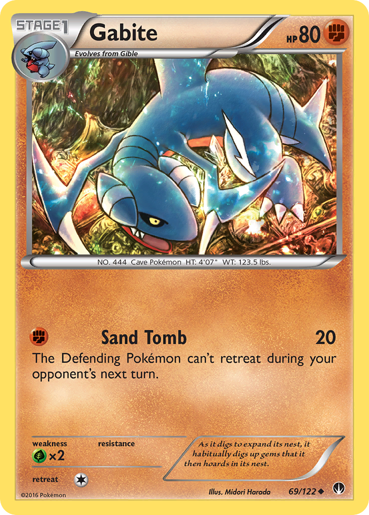 Gabite (69/122) [XY: BREAKpoint] | Mindsight Gaming