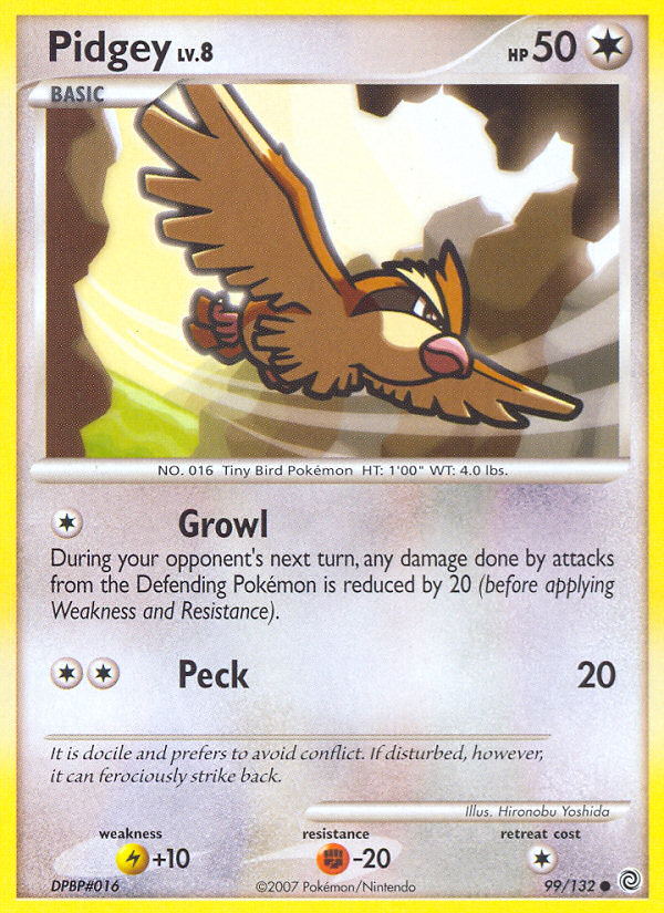 Pidgey (99/132) [Diamond & Pearl: Secret Wonders] | Mindsight Gaming