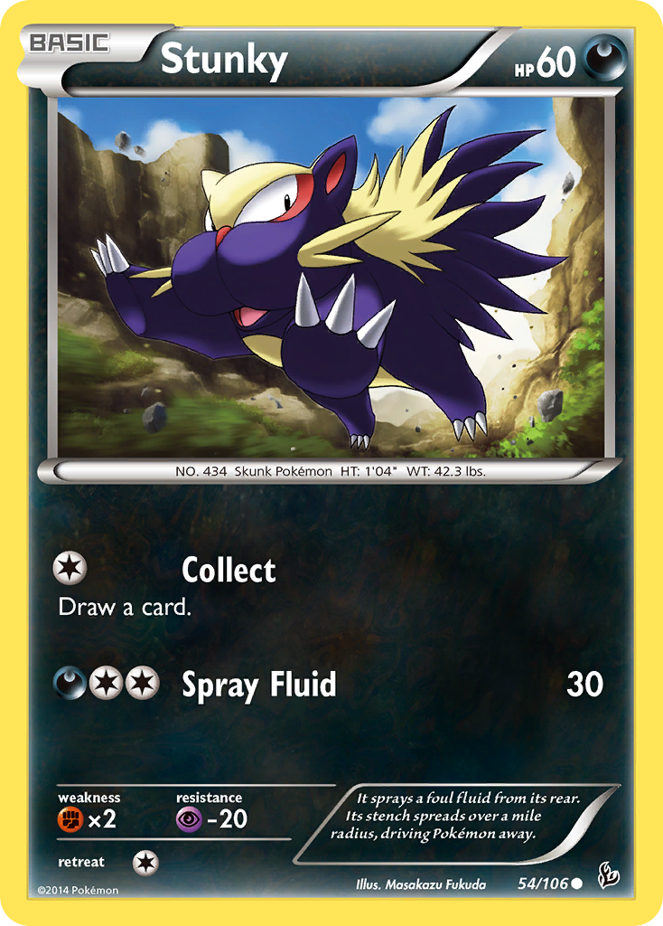 Stunky (54/106) [XY: Flashfire] | Mindsight Gaming