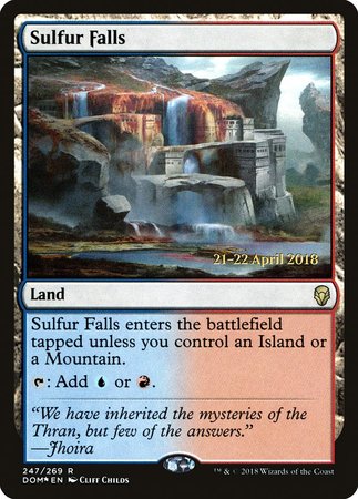 Sulfur Falls [Dominaria Promos] | Mindsight Gaming