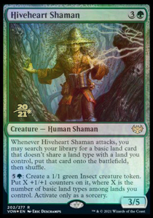 Hiveheart Shaman [Innistrad: Crimson Vow Prerelease Promos] | Mindsight Gaming