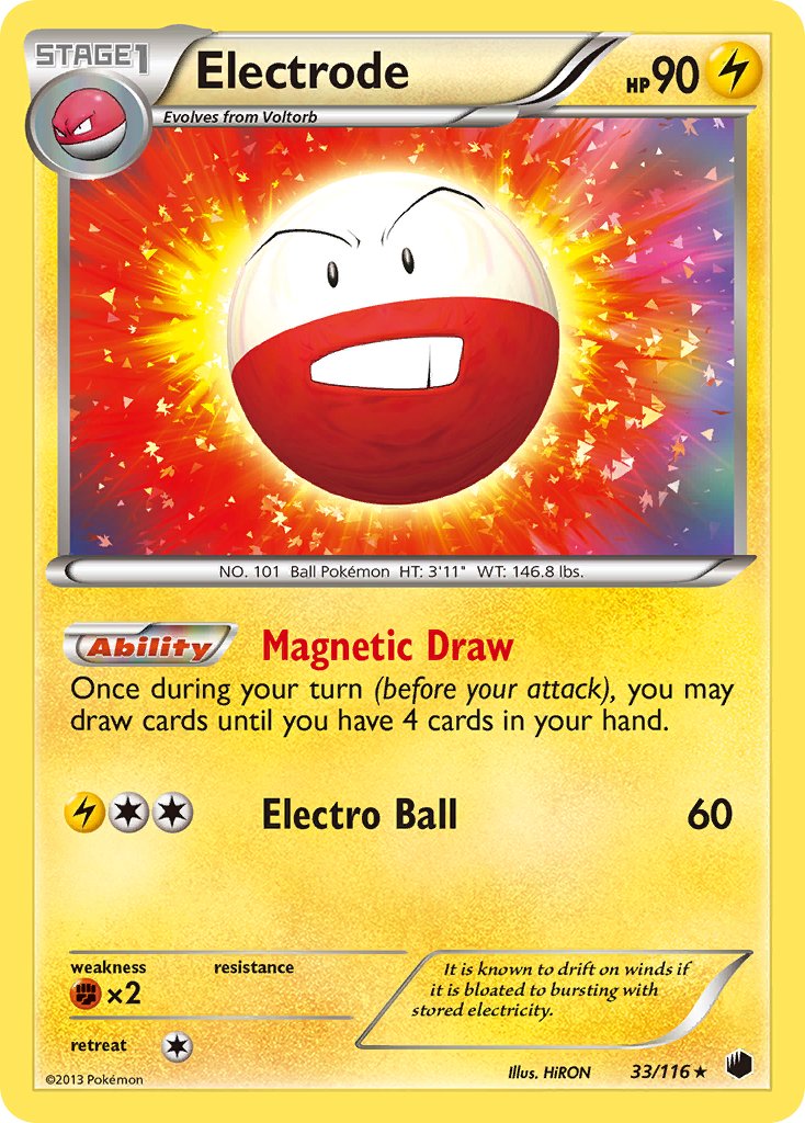 Electrode (33/116) (Theme Deck Exclusive) [Black & White: Plasma Freeze] | Mindsight Gaming