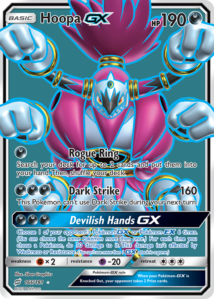 Hoopa GX (166/181) [Sun & Moon: Team Up] | Mindsight Gaming