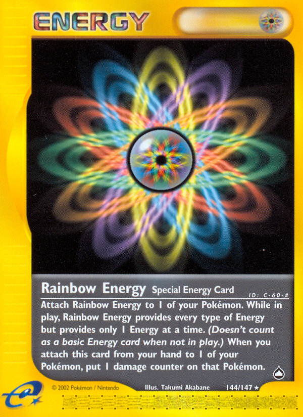 Rainbow Energy (144/147) [Aquapolis] | Mindsight Gaming