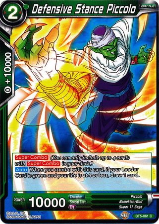 Defensive Stance Piccolo (BT5-061) [Miraculous Revival] | Mindsight Gaming