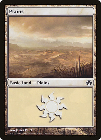 Plains (232) [Scars of Mirrodin] | Mindsight Gaming