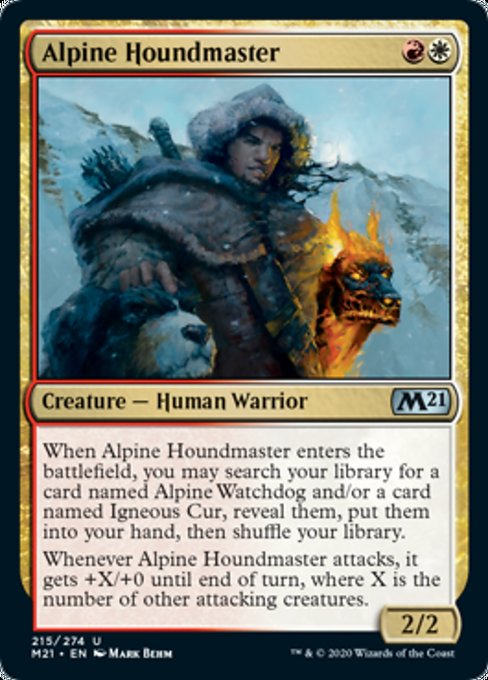 Alpine Houndmaster [Core Set 2021] | Mindsight Gaming