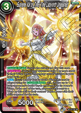 Supreme Kai of Time, Time Labyrinth Unleashed (Super Rare) [BT13-135] | Mindsight Gaming