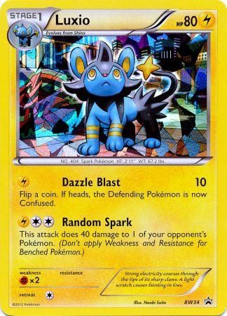 Luxio (BW34) (Cracked Ice Holo) [Black & White: Black Star Promos] | Mindsight Gaming