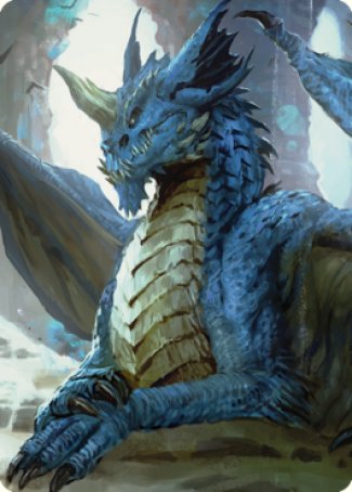Young Blue Dragon Art Card [Commander Legends: Battle for Baldur's Gate Art Series] | Mindsight Gaming