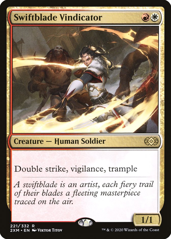 Swiftblade Vindicator [Double Masters] | Mindsight Gaming