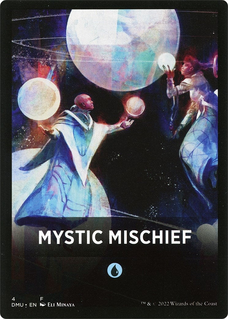 Mystic Mischief Theme Card [Dominaria United Tokens] | Mindsight Gaming