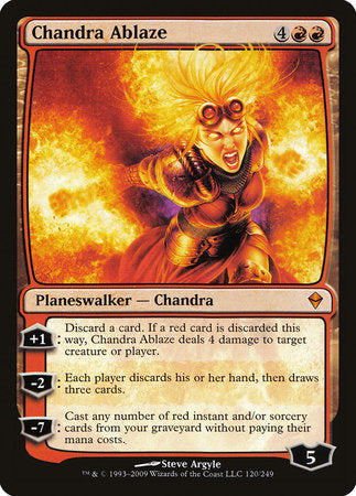 Chandra Ablaze [Zendikar] | Mindsight Gaming