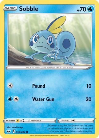 Sobble (055/202) (Premium Collection) [Sword & Shield: Base Set] | Mindsight Gaming