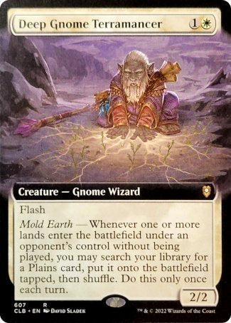 Deep Gnome Terramancer (Extended Art) [Commander Legends: Battle for Baldur's Gate] | Mindsight Gaming