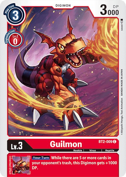 Guilmon [BT2-009] [Release Special Booster Ver.1.0] | Mindsight Gaming