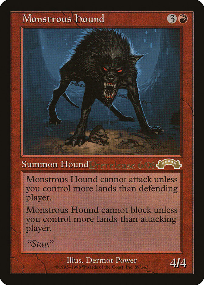 Monstrous Hound [Exodus Promos] | Mindsight Gaming