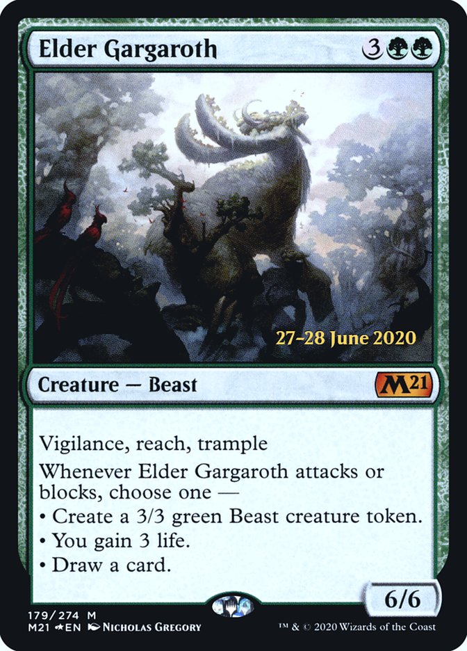 Elder Gargaroth  [Core Set 2021 Prerelease Promos] | Mindsight Gaming